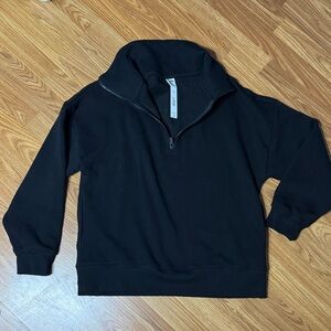 NWT PINK - Black Half-Zip